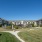 Walking path in front of apartment buildings