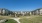 Walking path in front of apartment buildings